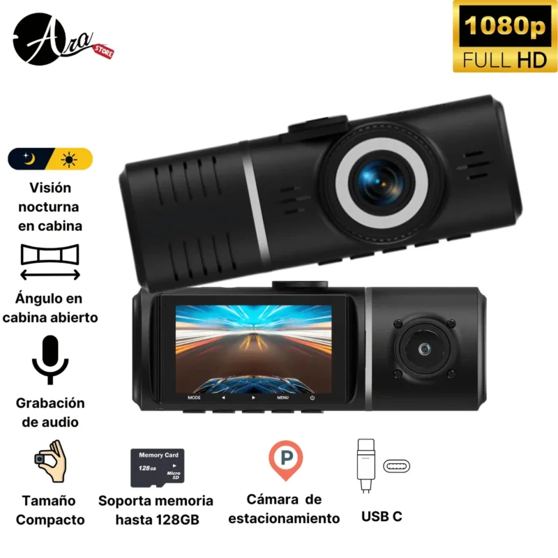 Camara Carro 3 En 1 Wifi
